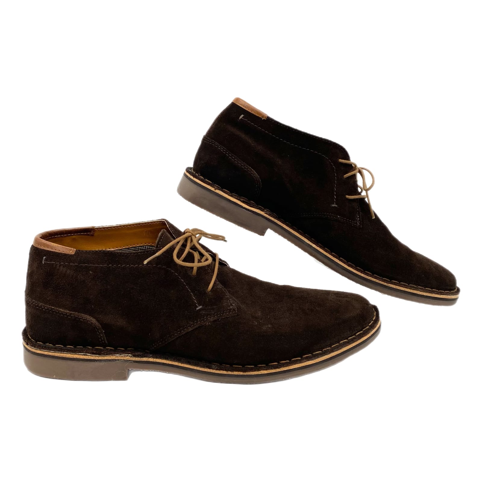 Kenneth Cole Brown Suede Chukka Boots Kenneth Cole Brown 
