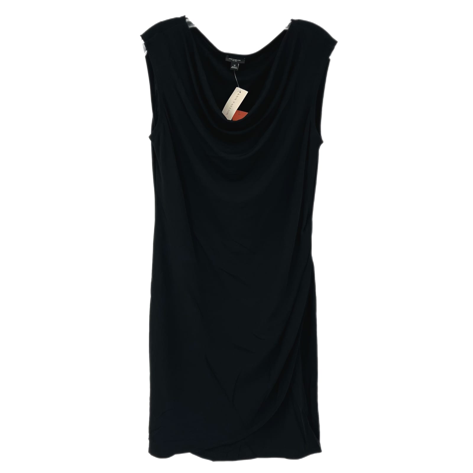 ann taylor black sleeveless dress Ann Taylor Sleeveless Tailored Flutter Dress Fully Lined Size 4P Black NWT