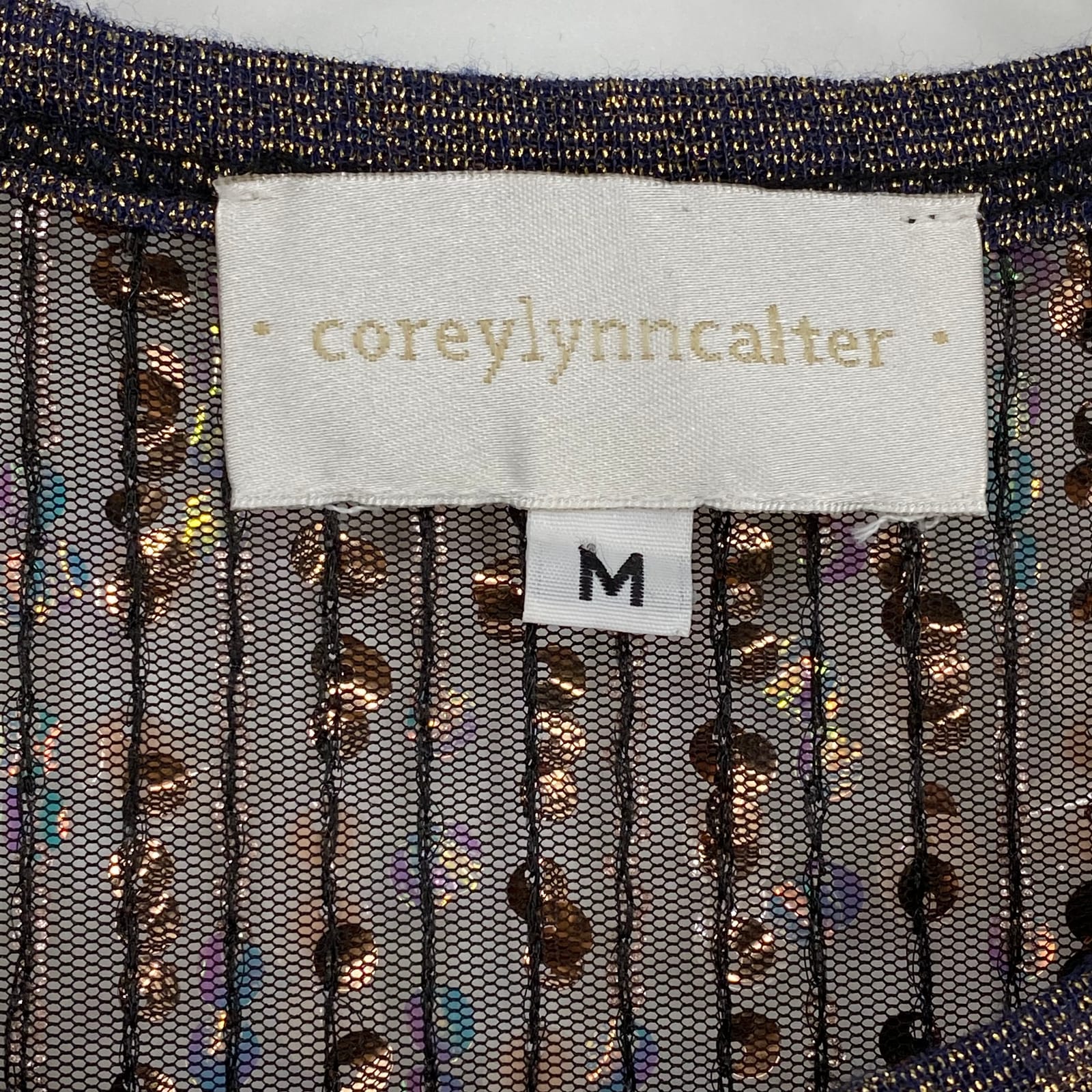 Corey Lynn Calter Black Pink Glittered Sleeveless Maxi Dress Corey Lynn ...