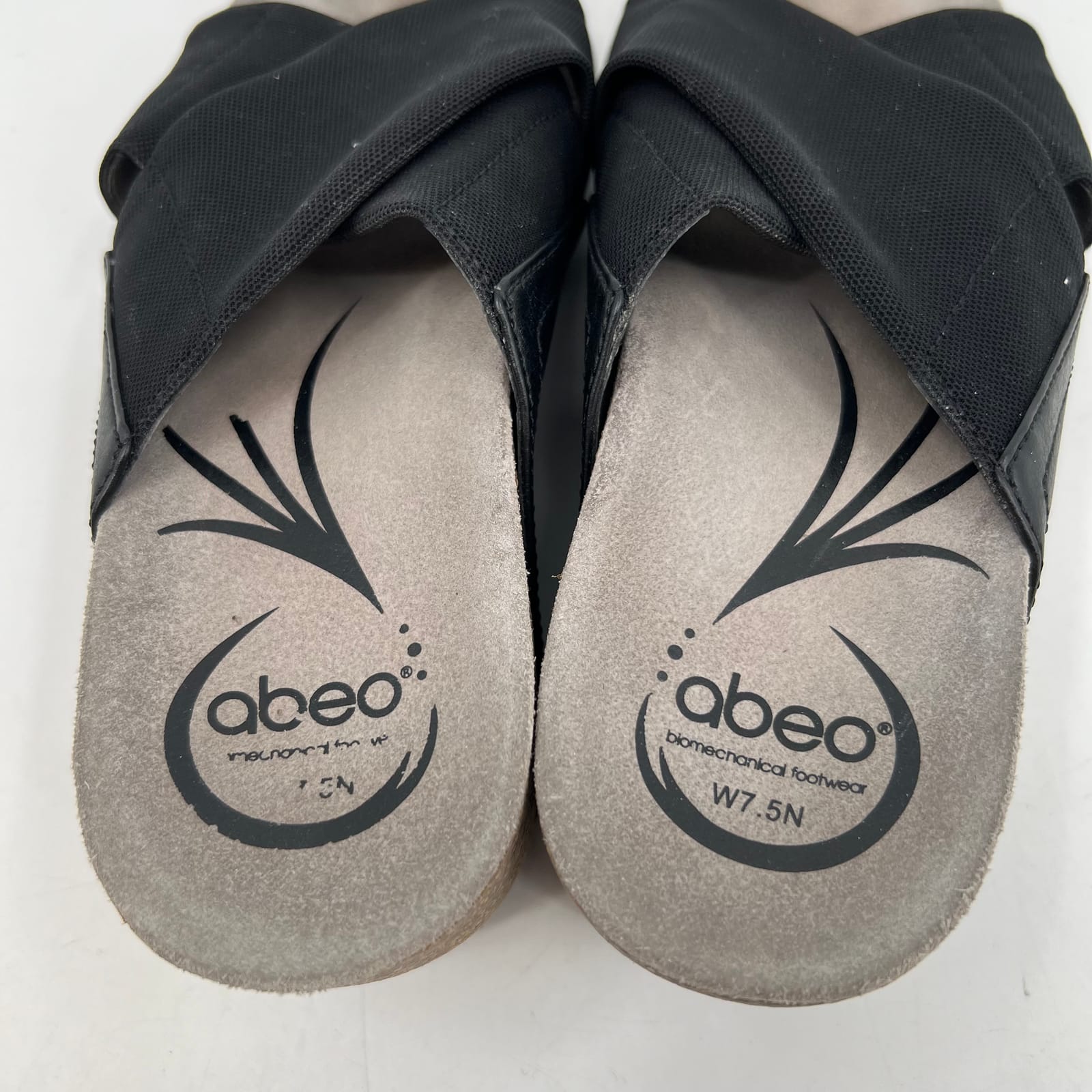 Abeo Black Unity Wedge Sandals Abeo Black Unity Wedge Sandals Size 7.5 ...