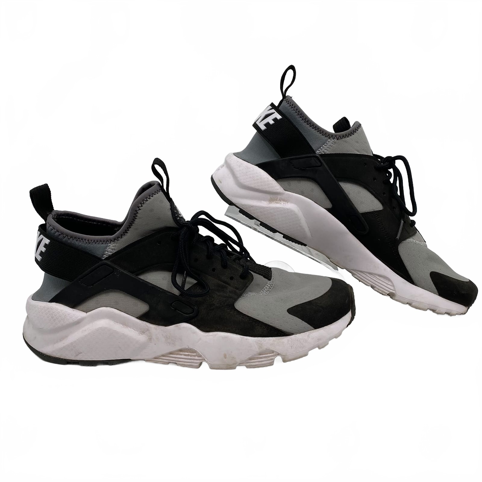 Nike Gray Black Air Huarache Run Ultra Sneakers Nike Gray  display picture 1