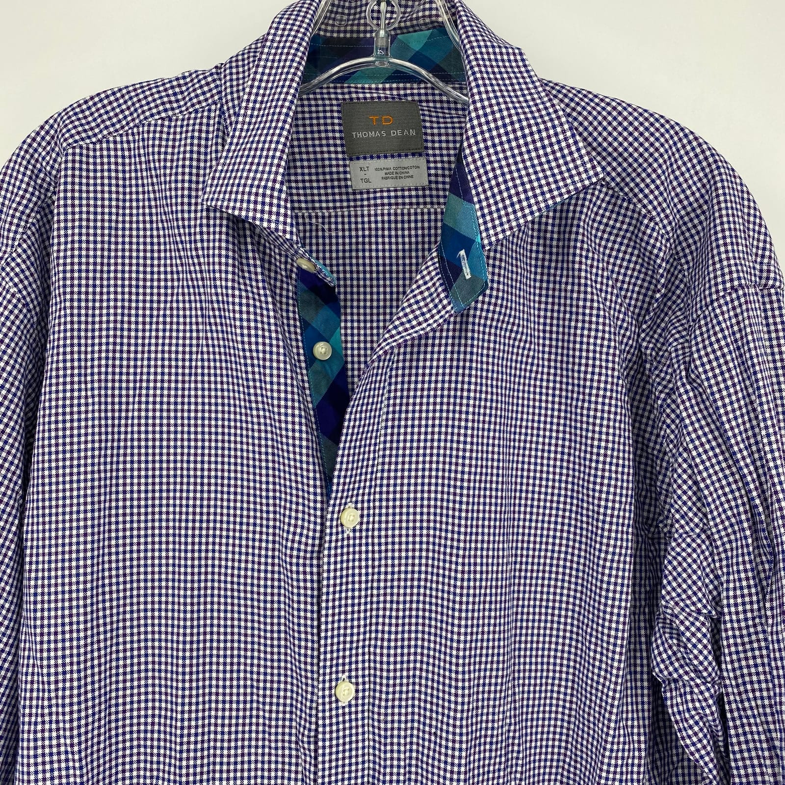 Chemise Habillée Thomas Dean Taille L - Occasion Très Bon état - Couleur Multicolore